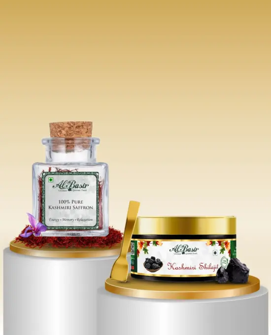 ALBASIR PURE KASHMIRI SAFFRON + SHILAJIT