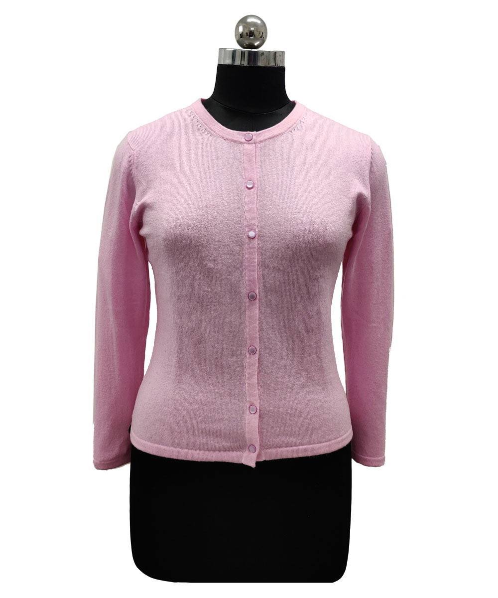 Sweater Pashmina Cardigan Pink 1 Sweater Pashmina Cardigan - Image 1