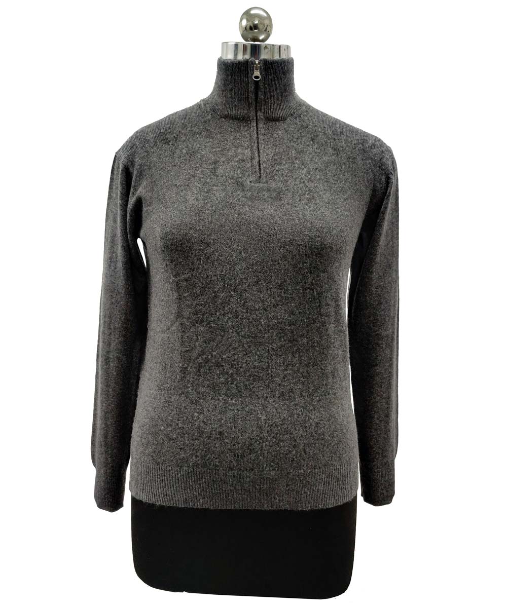 Sweater Pashmina Zip Neck 1 Sweater Pashmina Zip Neck - Image 1