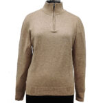 Sweater Pashmina Zip Neck