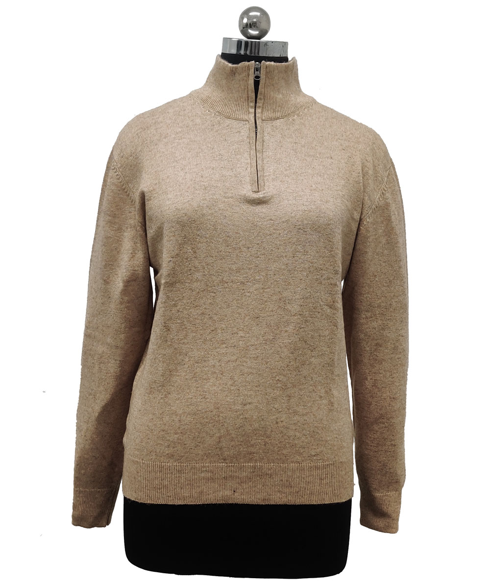 Sweater Pashmina Zip Neck 1 Sweater Pashmina Zip Neck - Image 1