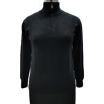 Sweater Pashmina Zip Neck