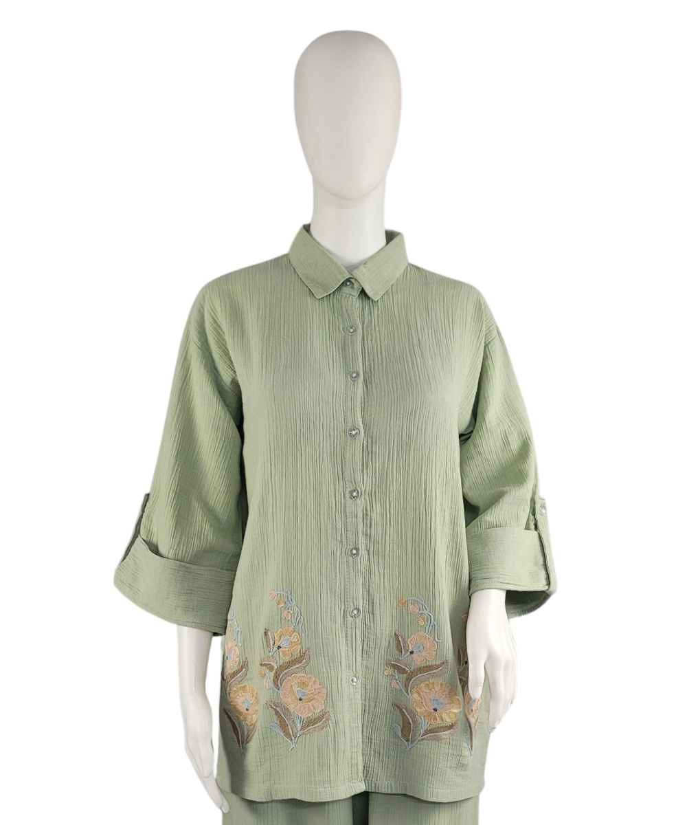 Co-ord Set121 Co-ord Set Aari Cotton - Image 1