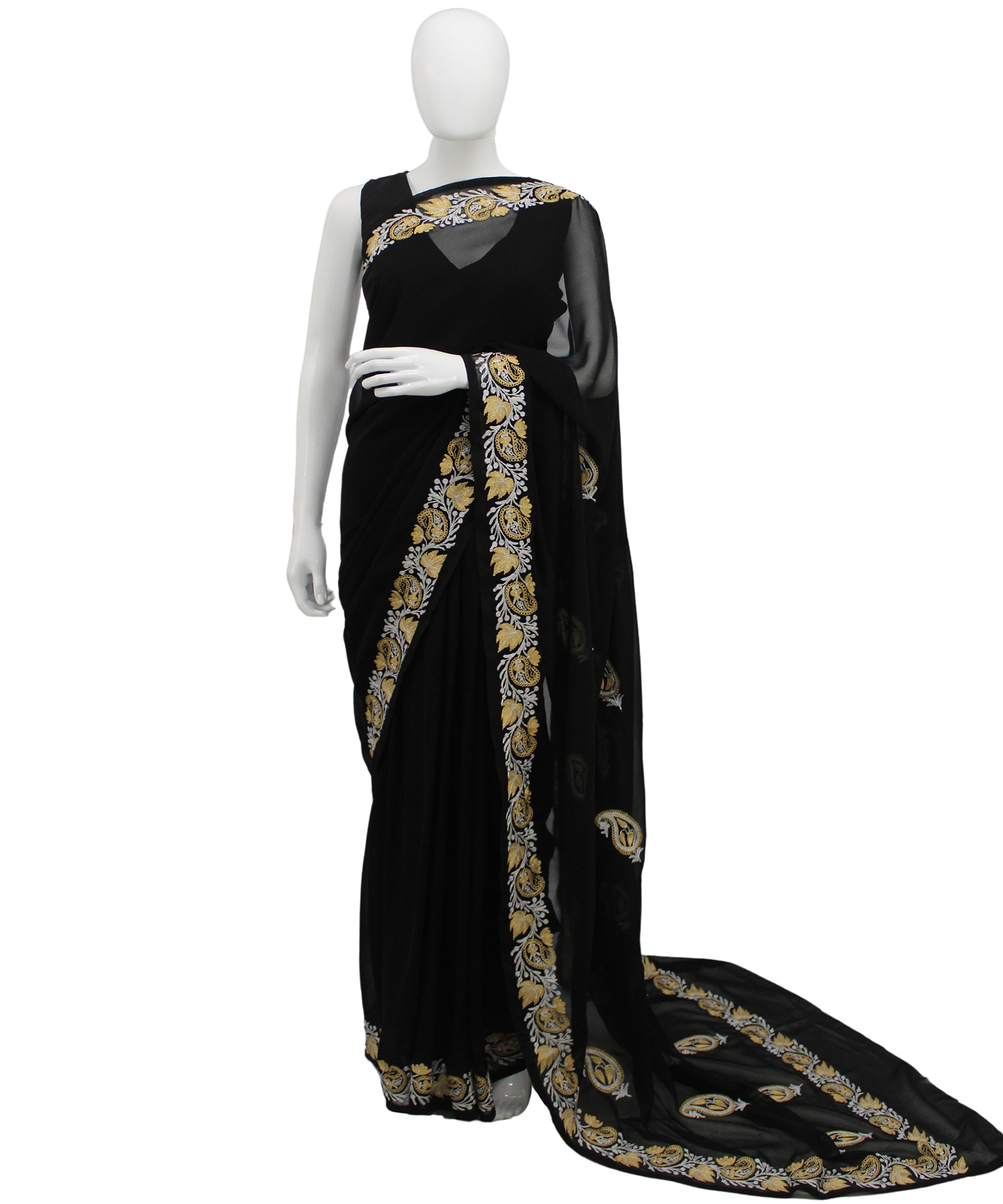 Saree Saree Georgette Zari - Image 1