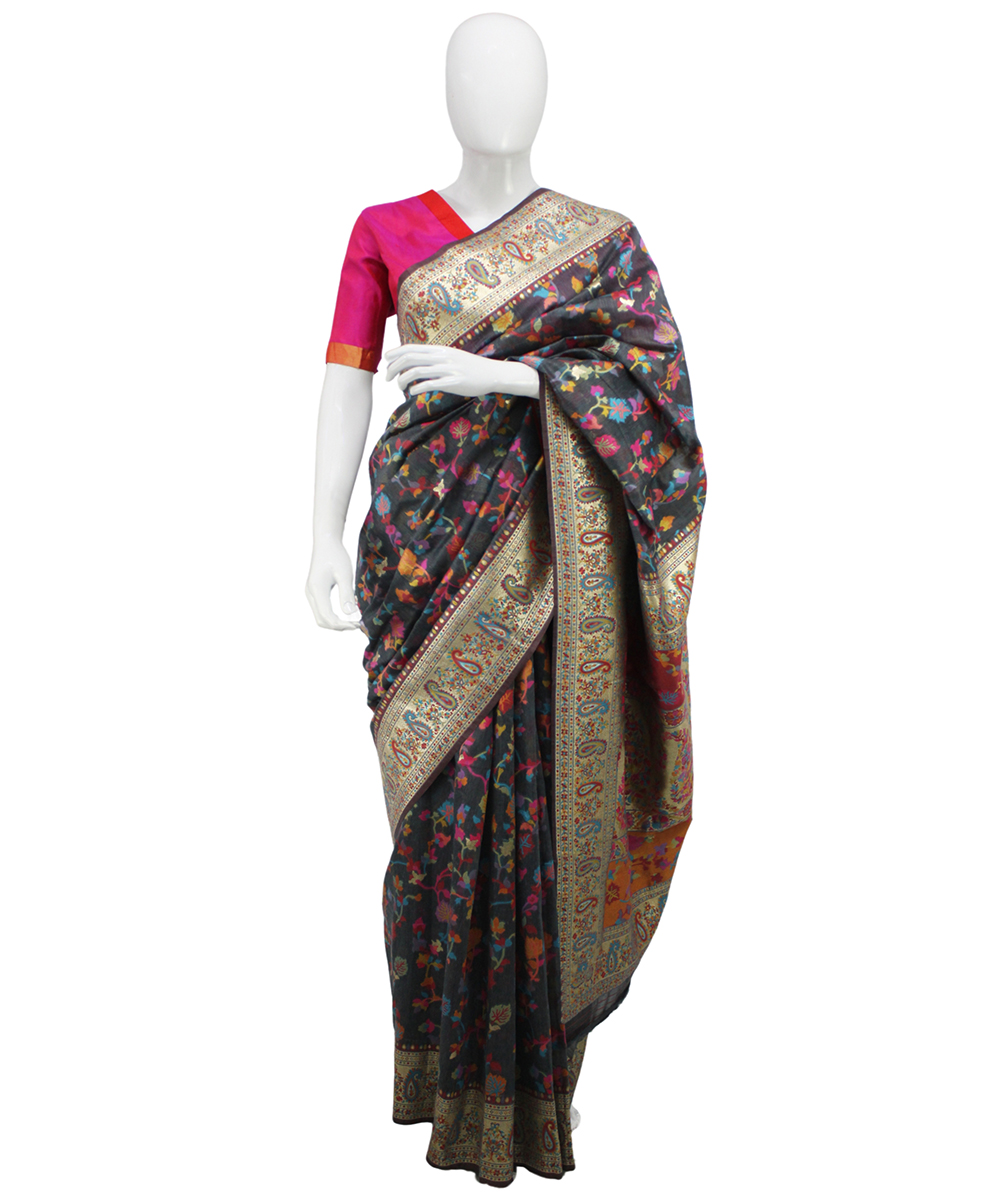 Saree Silk Kani Silk Saree - Image 1