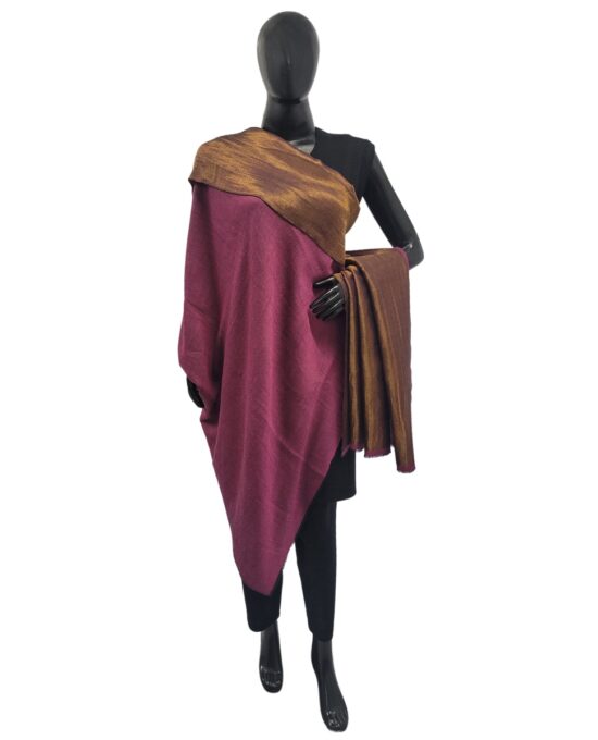 Shawl Reversible Pashmina Zari