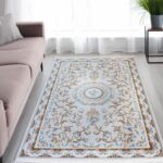 Floral Woollen Carpet (4' x 6' Ft.)