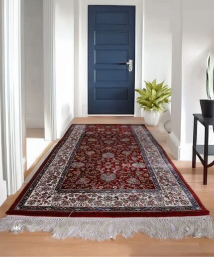 Floral Silk Carpet (2' x 6' Ft)