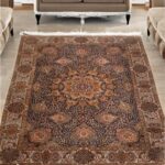 Floral Silk Carpet (7' x 10' Ft)