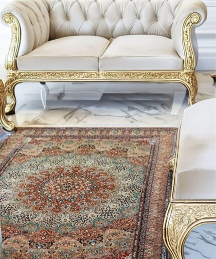 Oriental HM Silk Carpet (4' x 6' Ft.)