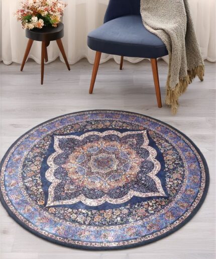 Round Silk Carpet (6.5' x 6.5' Ft.)