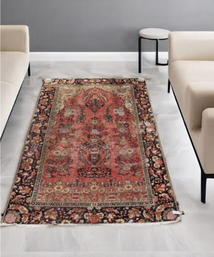 Cotton Floral Carpet (3' x 5' Ft.)