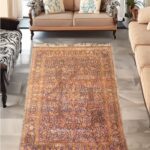Floral HM Silk Carpet (5' x 7' Ft.)