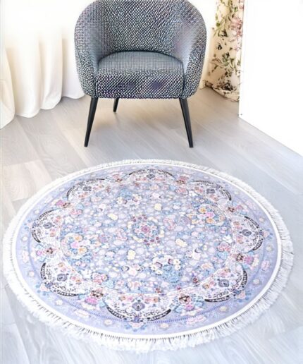 Round Woollen Carpet (6.5' x 6.5' Ft.)
