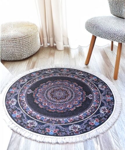 Round Woollen Carpet (6' x 6' Ft.)