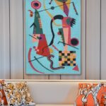 Abstract Woollen Rug