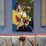 Abstract Woollen Rug