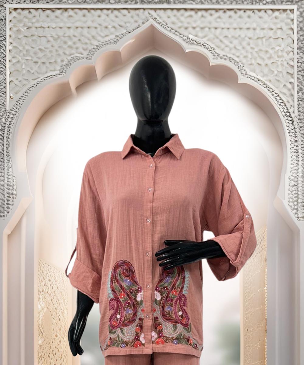 DD2225555 Co-Ord Set Aari Cotton - Image 1