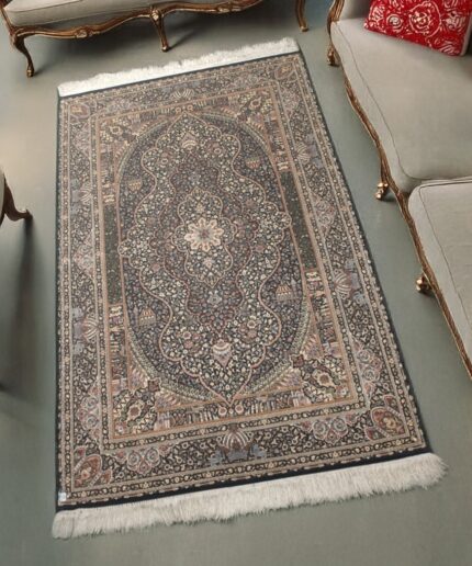 Floral Carpet Silk 4'x 6'ft