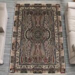 Carpet Floral Silk 5'x 7'ft