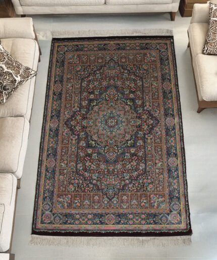 Carpet Floral Silk 5'x 7'ft