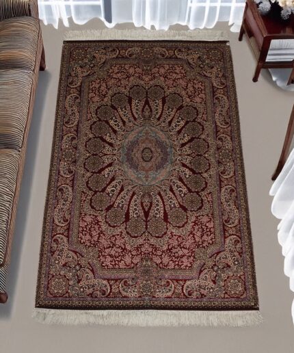 Carpet Floral Silk 5′ x 7′ Ft