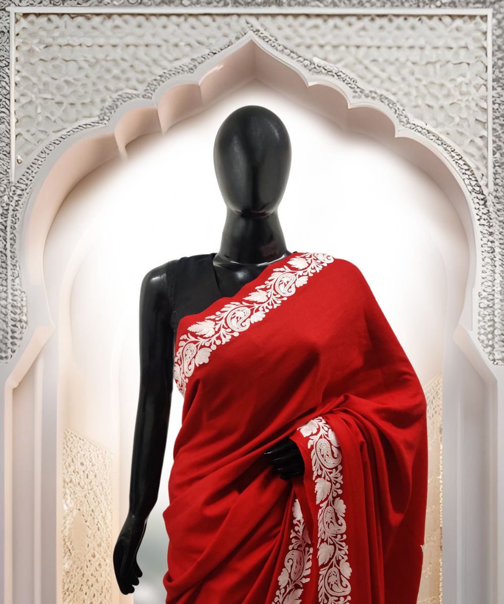 Saree Saree Pashmina Ari Work - Image 1