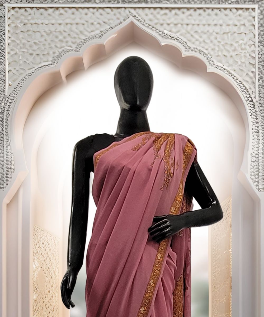 Saree Saree Paldar Georgette - Image 1