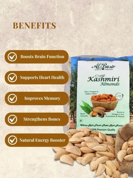 Kashmiri Shell Almonds