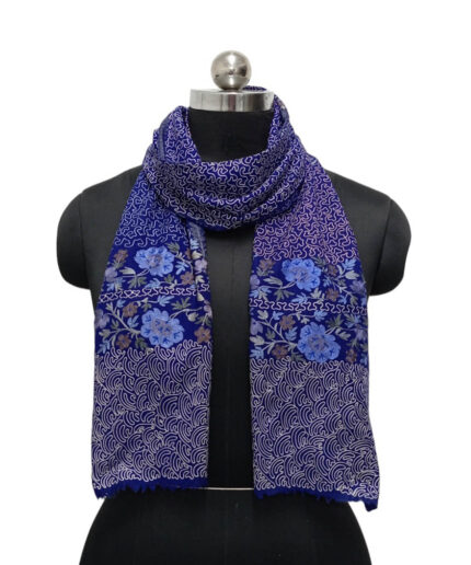 blue scarf thumbnail pose editing