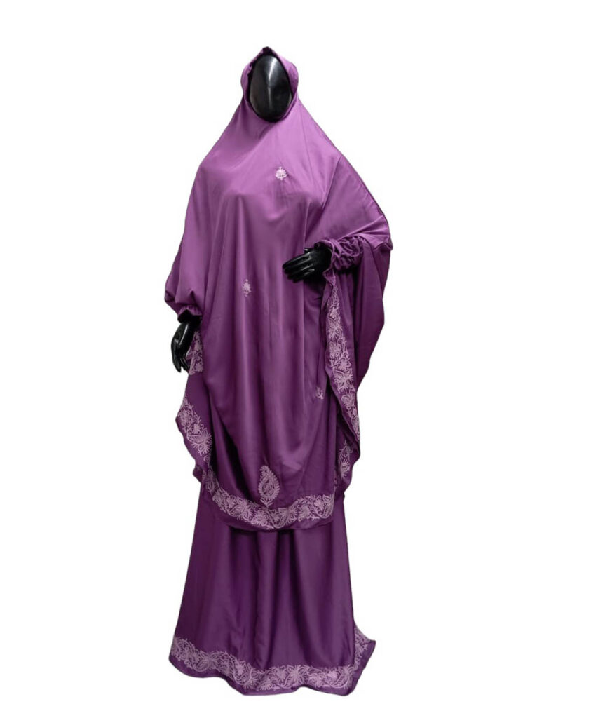 Abaya Satin purple