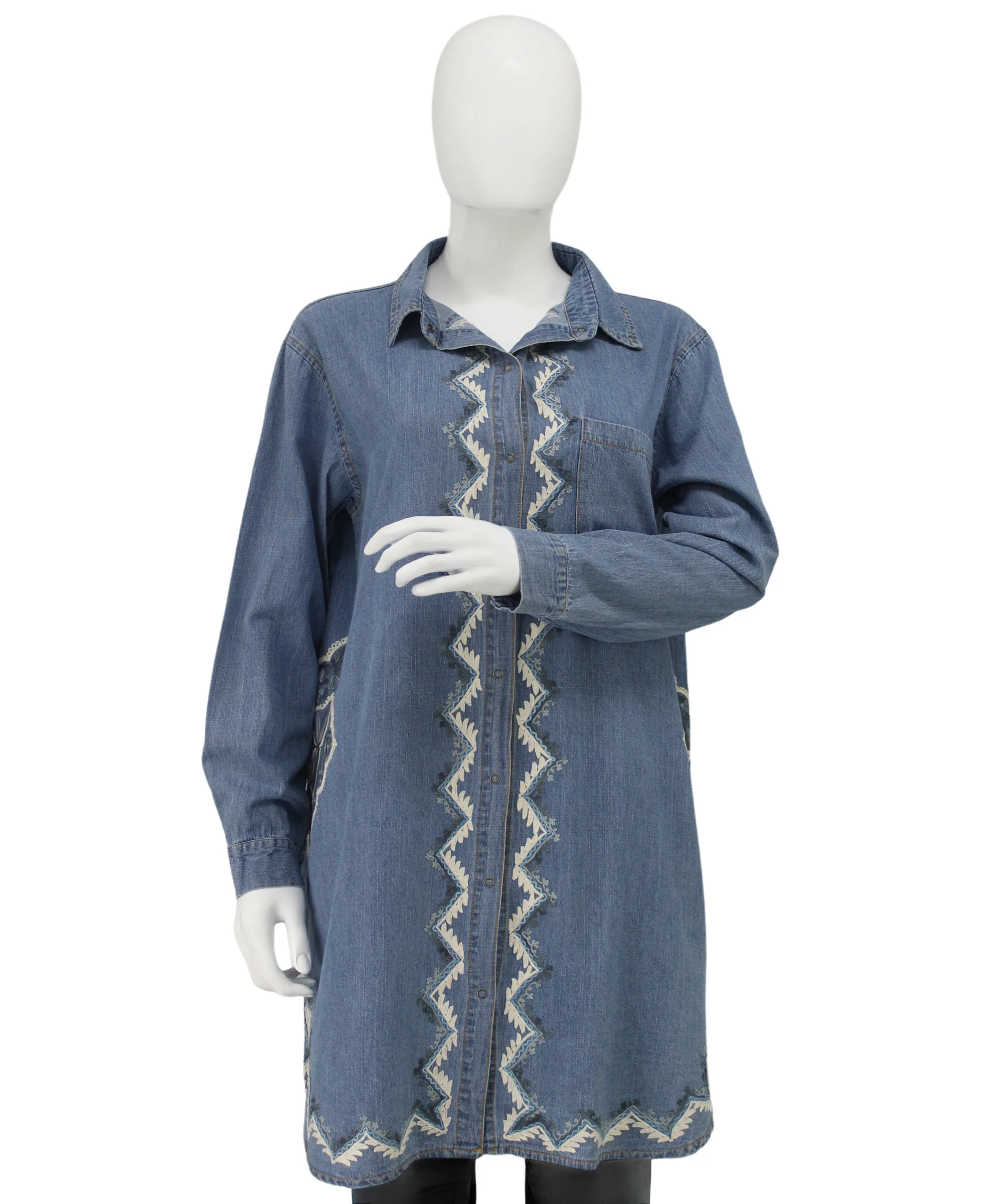 Dress Denim Aari 1 Shirt Denim Aari - Image 1