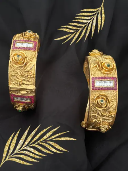 Kundan Polki Bangles 1