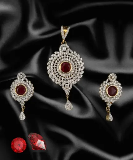 Pendant Ruby Set