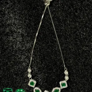 Bracelet Natural Emerald