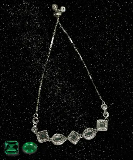 Bracelet Natural Emerald