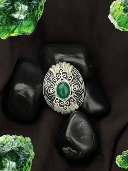 Oxidized Onyx Ring 2