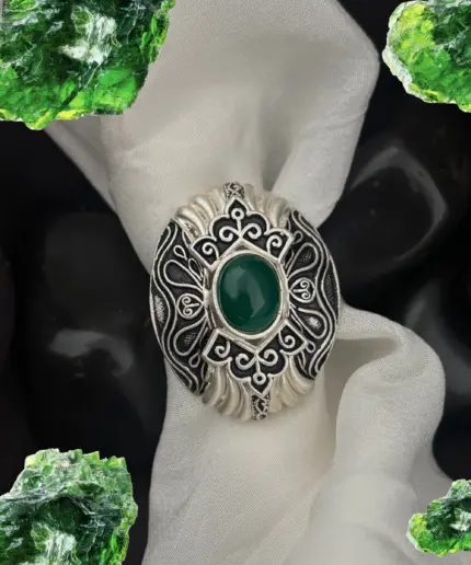 Oxidized Onyx Ring 1