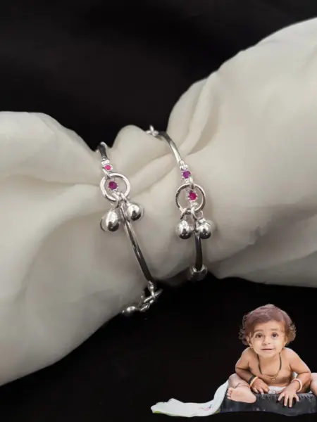 Silver Baby Bangle