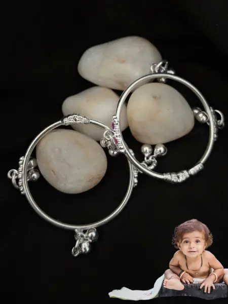 Silver Baby Bangle