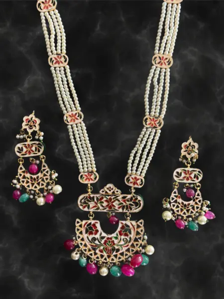 Necklace Set Meenakari