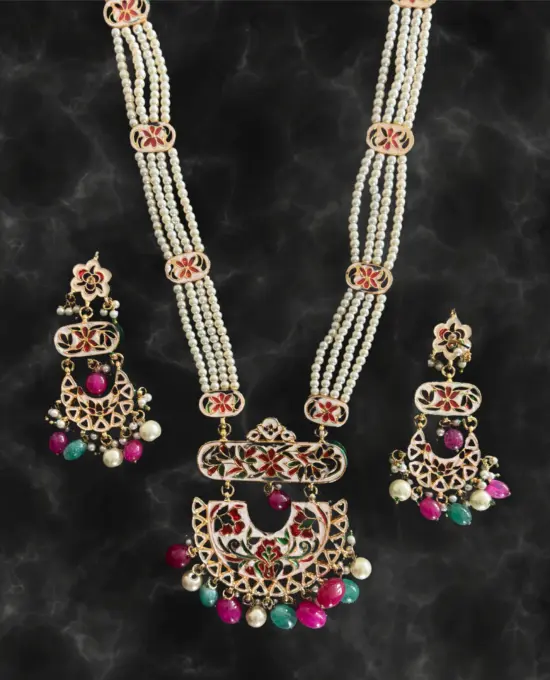 Necklace Set Meenakari