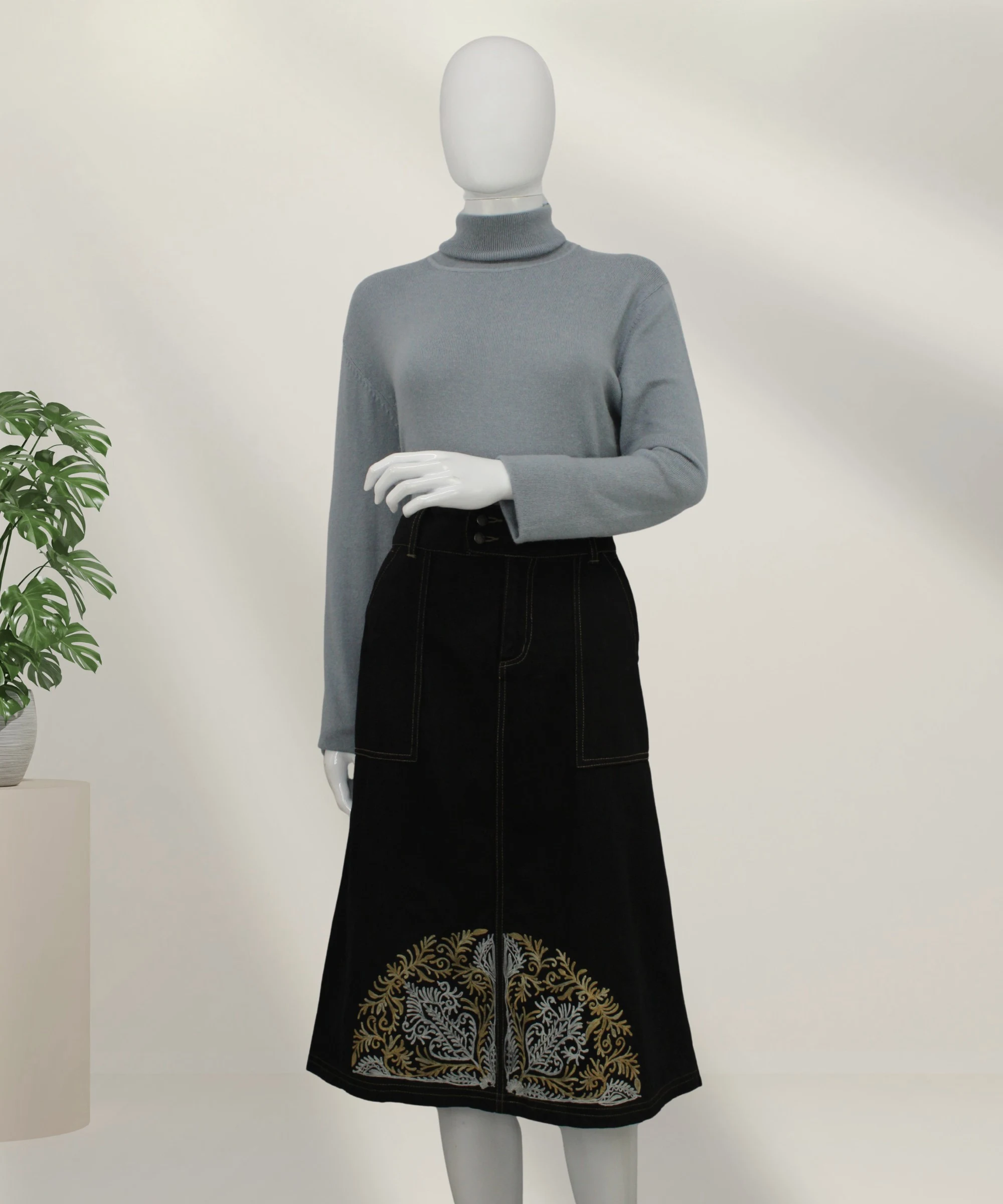 Skirt Denim Aari 1 Skirt Denim Aari - Image 1