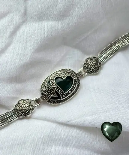 Bracelet Emerald Stone