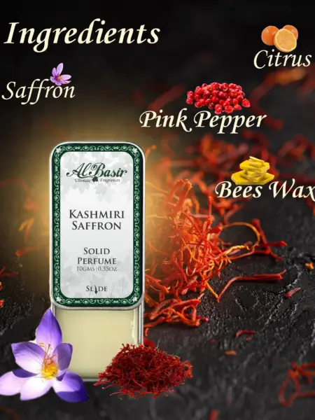 Solid Perfume Kashmiri Saffron