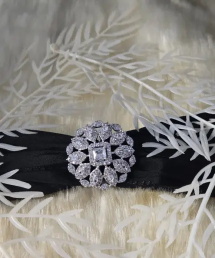 Ring Floral Silver 1