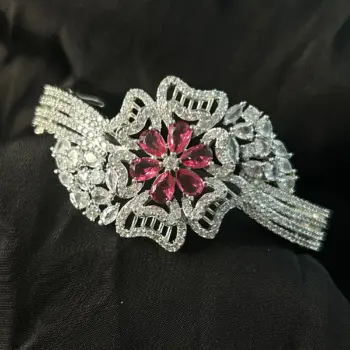 Bracelet Floral Ruby