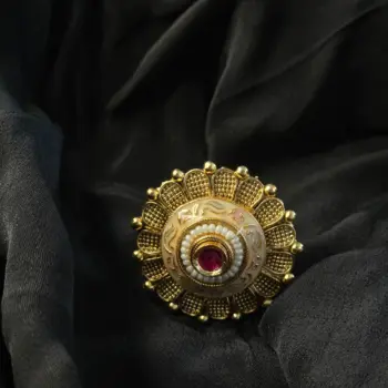 Ring Floral Kundan 1