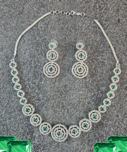 Necklace Set Emerald 1