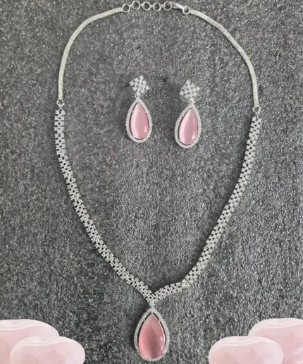 Necklace Set Rhodium